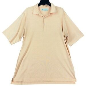 Donald Ross Performance Golf Polo‎ Shirt Tech Moisture Wicking Mens XL Orange